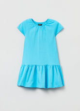 Ovs Kids Girl Cotton Dress With Flounce